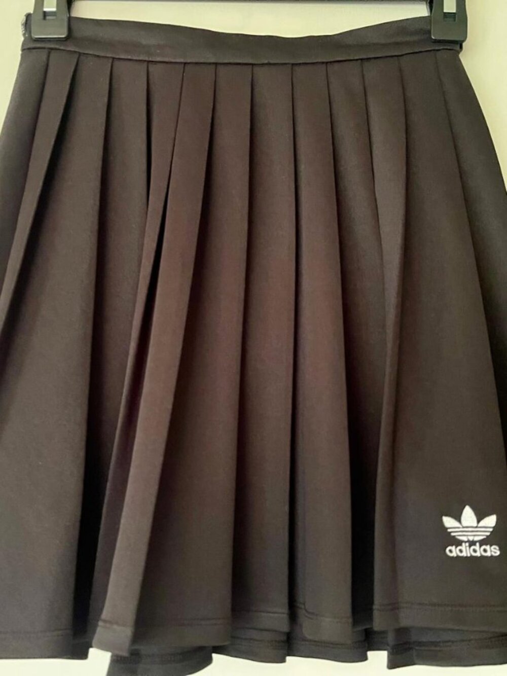 Adidas Originals Adicolor Black Pleated Tennis Skirt NWT XS